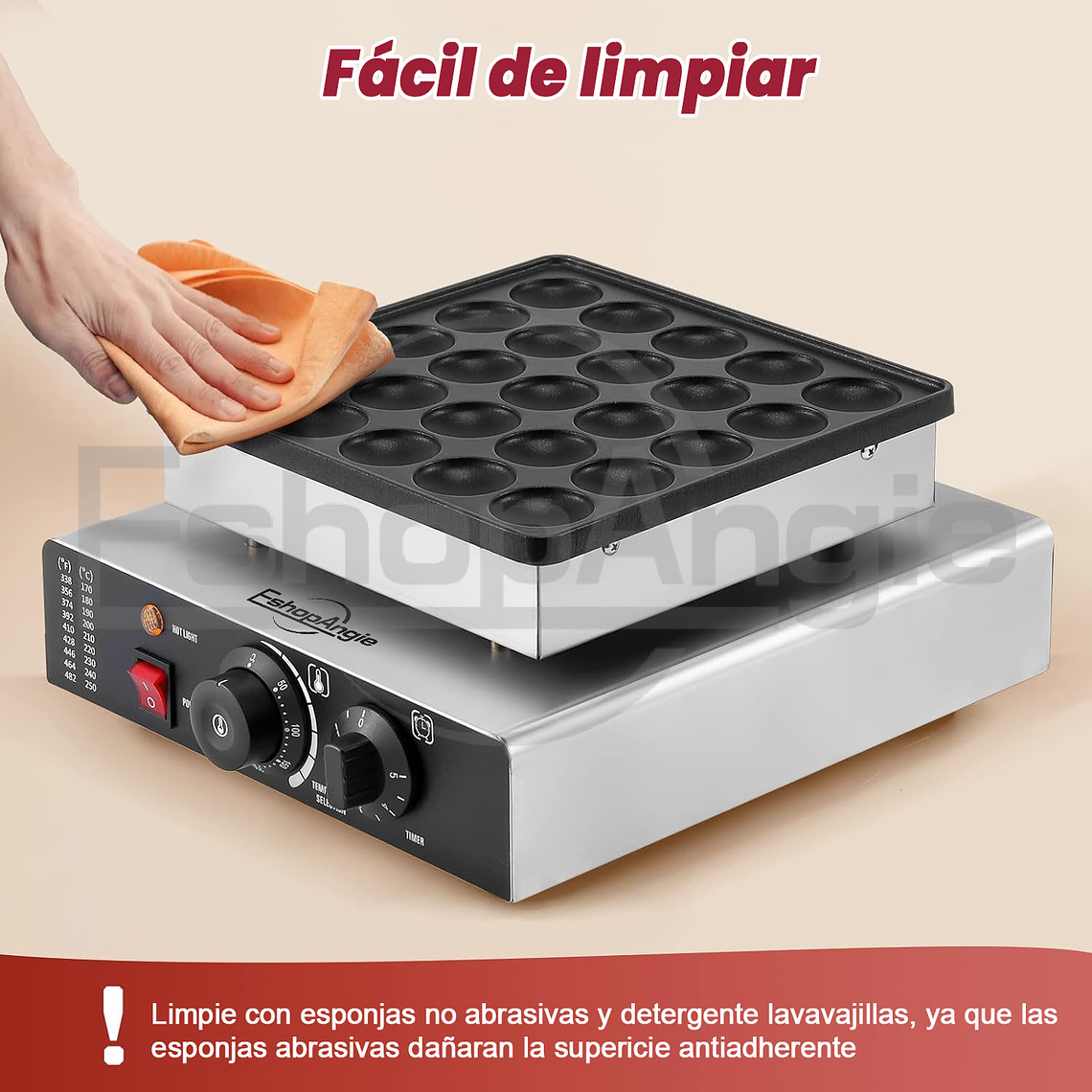 Panquequera Electrica Maquina Para 25 Panqueques Comercial 3