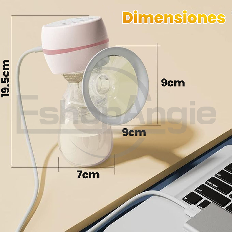 Saca Leche Extractor Materno Inalambrico 180ml Recargable 7