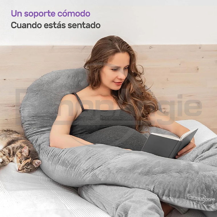 Cojin Almohada Maternal U Lactancia Con Funda Extra Suave 4