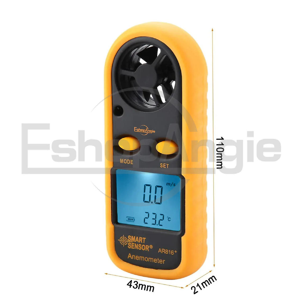 Anemometro Termometro Digital Ar816 Medidor Del Viento 7
