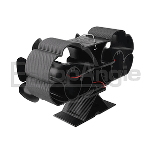 Ventilador Estufa A Leña 6 Aspas Chimenea Sin Electricidad