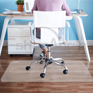 Alfombrilla Tapete Protector Para Silla De Oficina Piso Pvc 1.2 M 75 Cm 