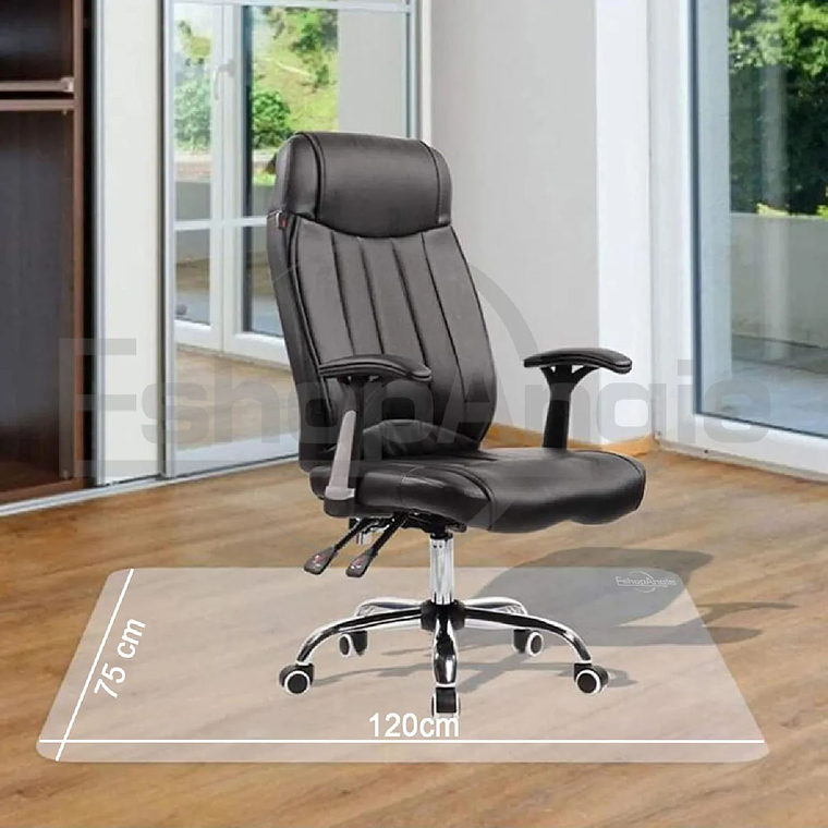 Alfombrilla Tapete Protector Para Silla De Oficina Piso Pvc 1.2 M 75 Cm  8