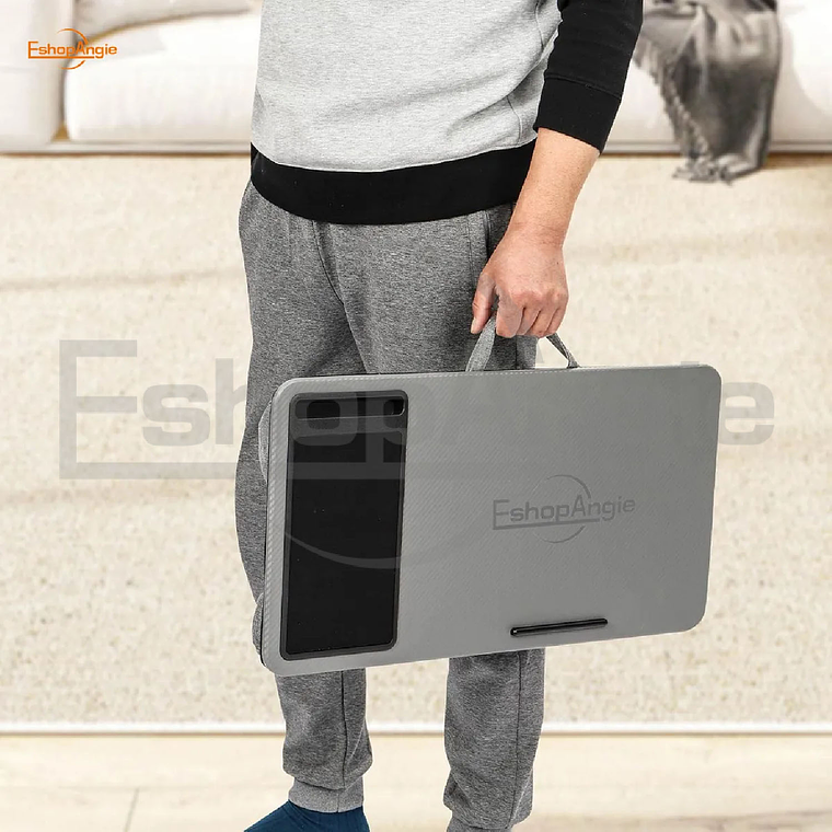 Soporte Notebook Cama Bandeja Celular Mouse Ergonomico 5