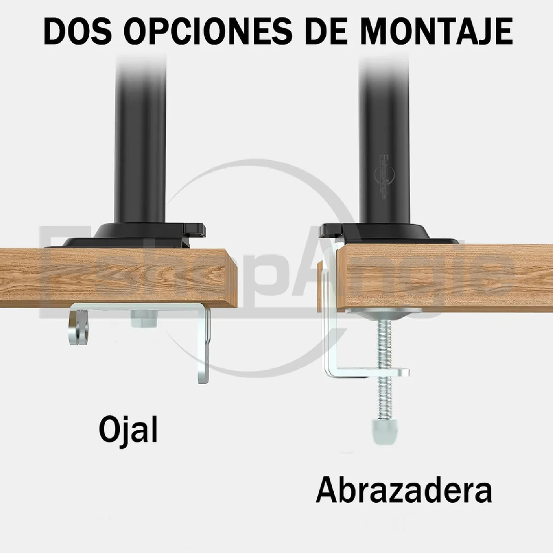 Brazo Soporte Doble Monitor Escritorio 13 A 32 Pulgadas 9kg 3