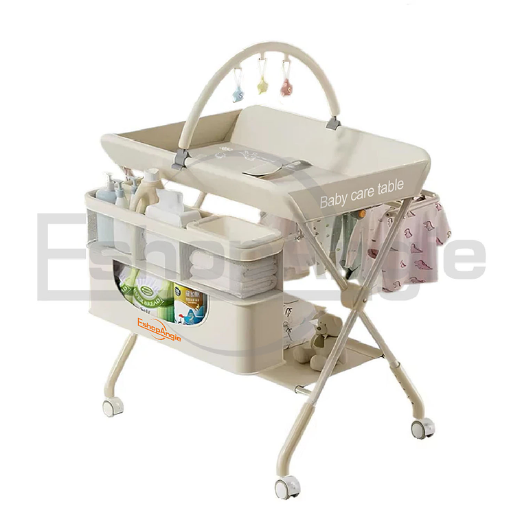 Cambiador Portátil Bebé Plegable Multifuncional Mudador 1