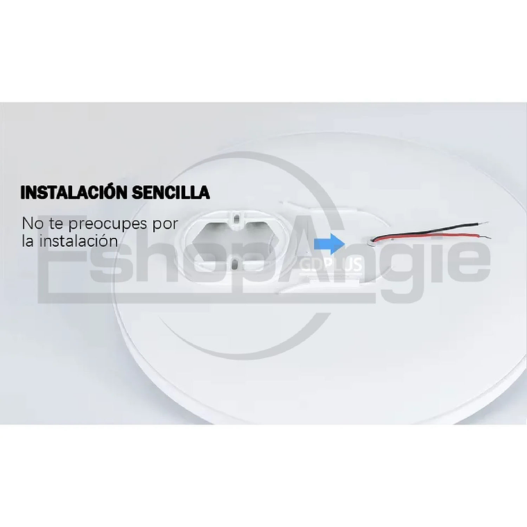 Plafón Led Redondo Delgado Moderno Foco 42w Frio/calido 2
