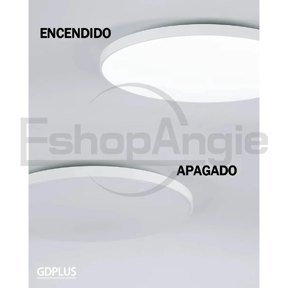 Plafón Led Redondo Delgado Moderno Foco 42w Frio/calido 4