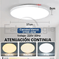 Plafón Led Redondo Delgado Moderno Foco 42w Frio/calido - Miniatura 7
