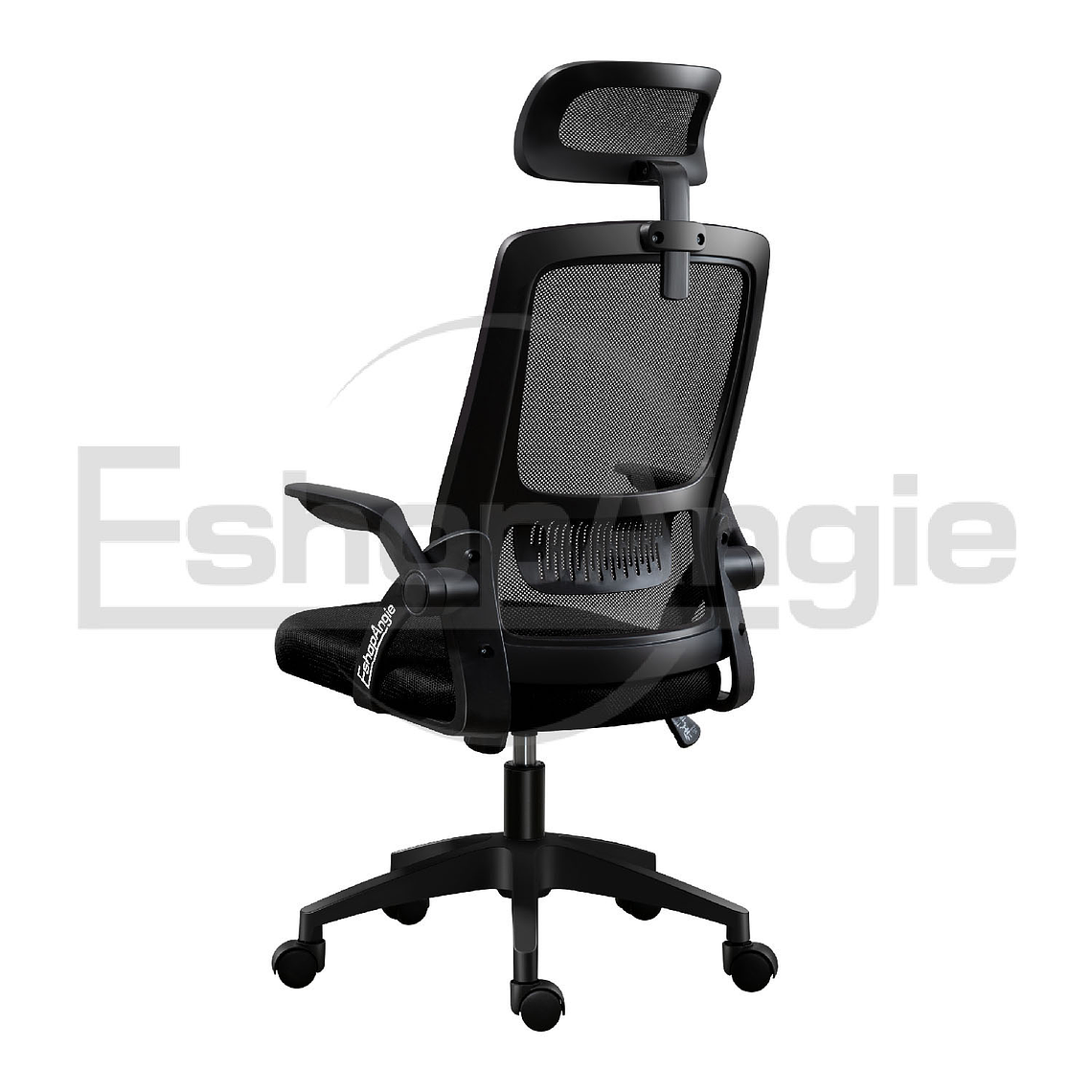 Silla De Oficina Ergonomica Tela Malla Con Reposacabeza 3