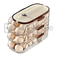 Organizador De Huevo Automatico 3 Niveles Dispensador Nevera Transparente - Miniatura 2