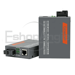 Par Convertidor Medios Fibra Optica Gigabit 10/100/1000 Rj45