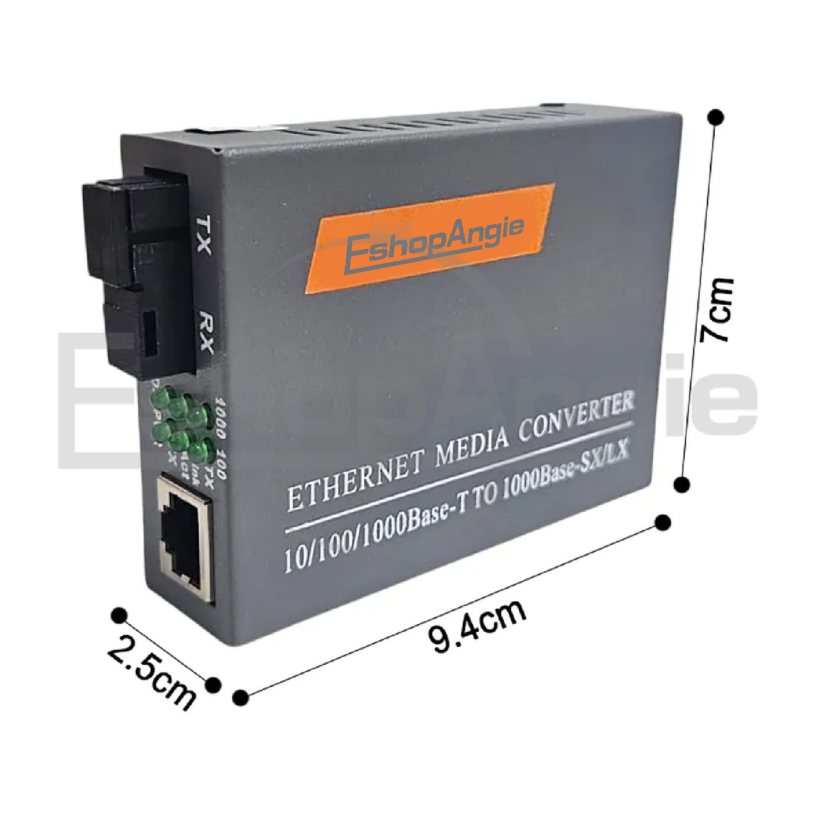 Par Convertidor Medios Fibra Optica Gigabit 10/100/1000 Rj45 6