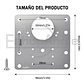 10u Placas Reparacion Bisagra Mueble Puerta Acero Inoxidable - Miniatura 7