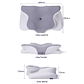 Almohada Viscoelástica Ergonómica Ortopédica Para Cuello Agregar a favoritos - Miniatura 8