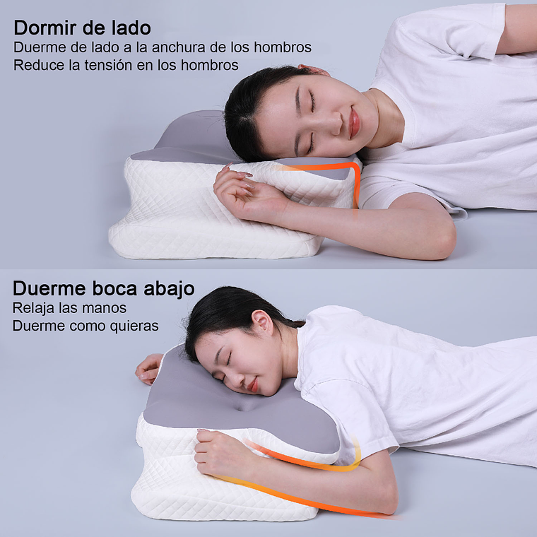 Almohada Viscoelástica Ergonómica Ortopédica Para Cuello Agregar a favoritos 5