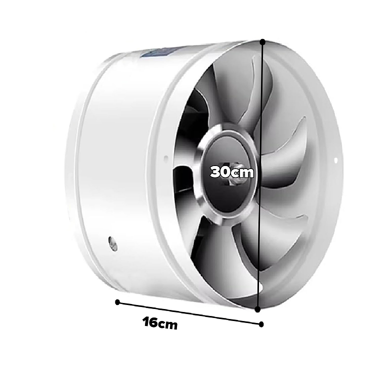 Extractor De Aire 12 Pulgadas Para Campanas Ductos. Quinchos 4