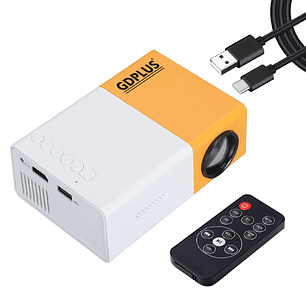 Mini Proyector Led Portatil Hdmi Vga Usb Sd 600lm
