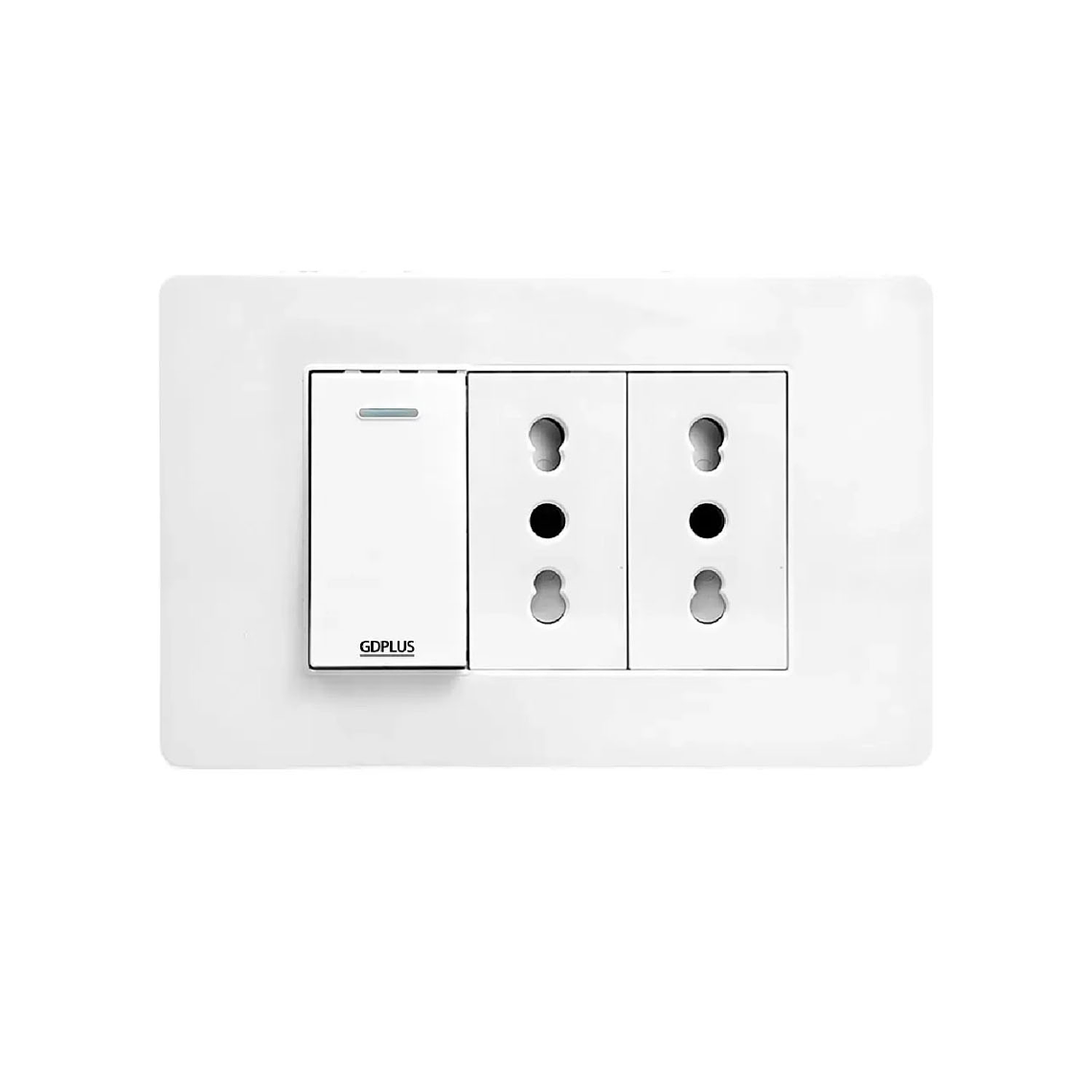 Tomacorriente Doble 16a + Interruptor Simple 16a 250v 1