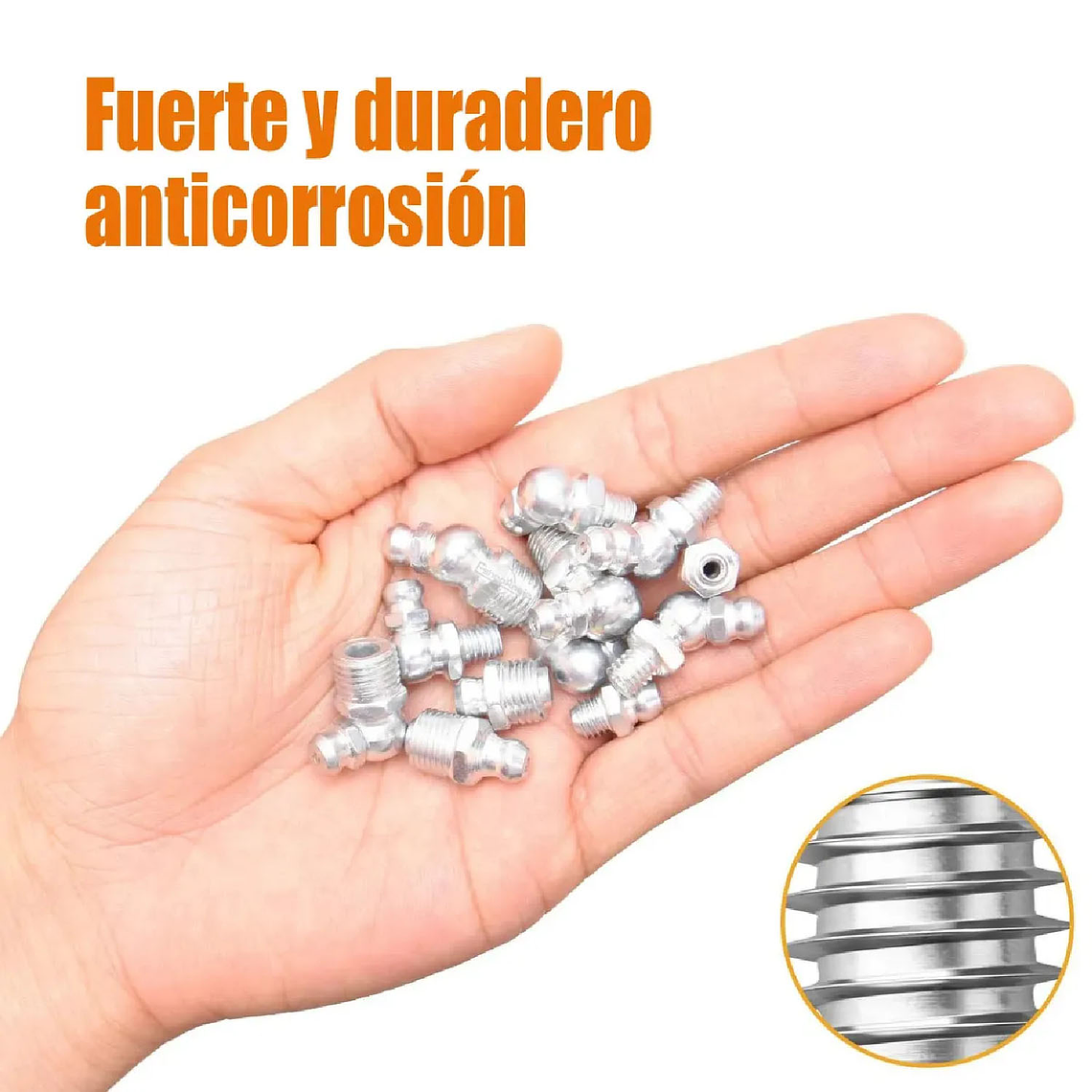 130pcs Surtido De Boquillas Graseras Hidráulicas Engrase 3