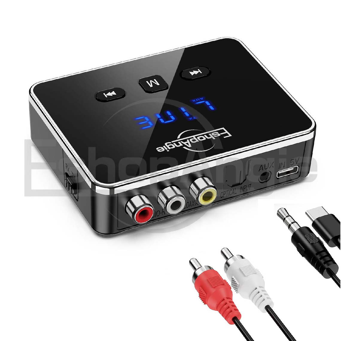 Transmisor Receptor Adaptador Bluetooth Convertidor Optico 1