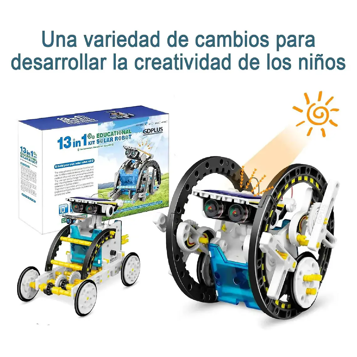 Robot Solar 13 En 1 Educativo Stem Robotica Didactico Niños 2