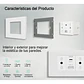Tomacorriente Doble + Cargador Usb Y Tipo C Pared 16a - Miniatura 2