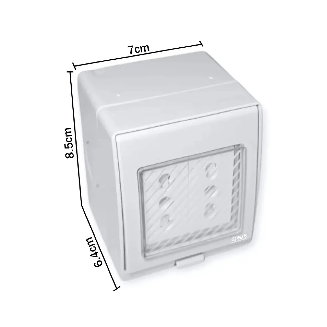 Tomacorriente Doble Hydrobox Exterior Ip55 10/20a 250v 5