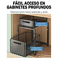 Estante Organizador Multiuso Deslizante Cocina Baño 2 Piso - Miniatura 6