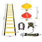 Kit Entrenamiento Agilidad Futbol Escalera Conos Cuerda - Miniatura 6