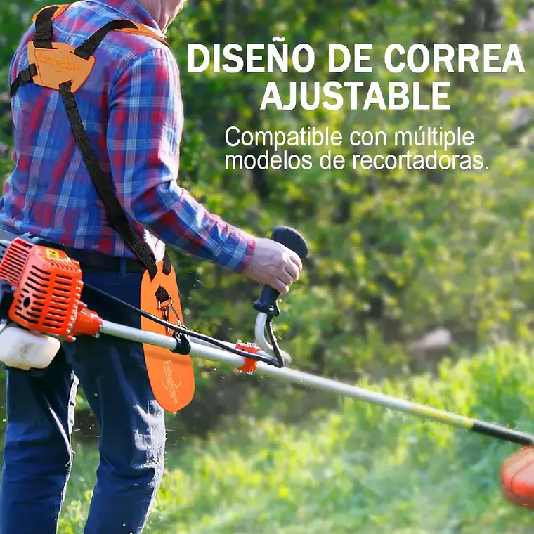 Arnes Profesional Doble Hombro Para Recortadora Orilladora 4