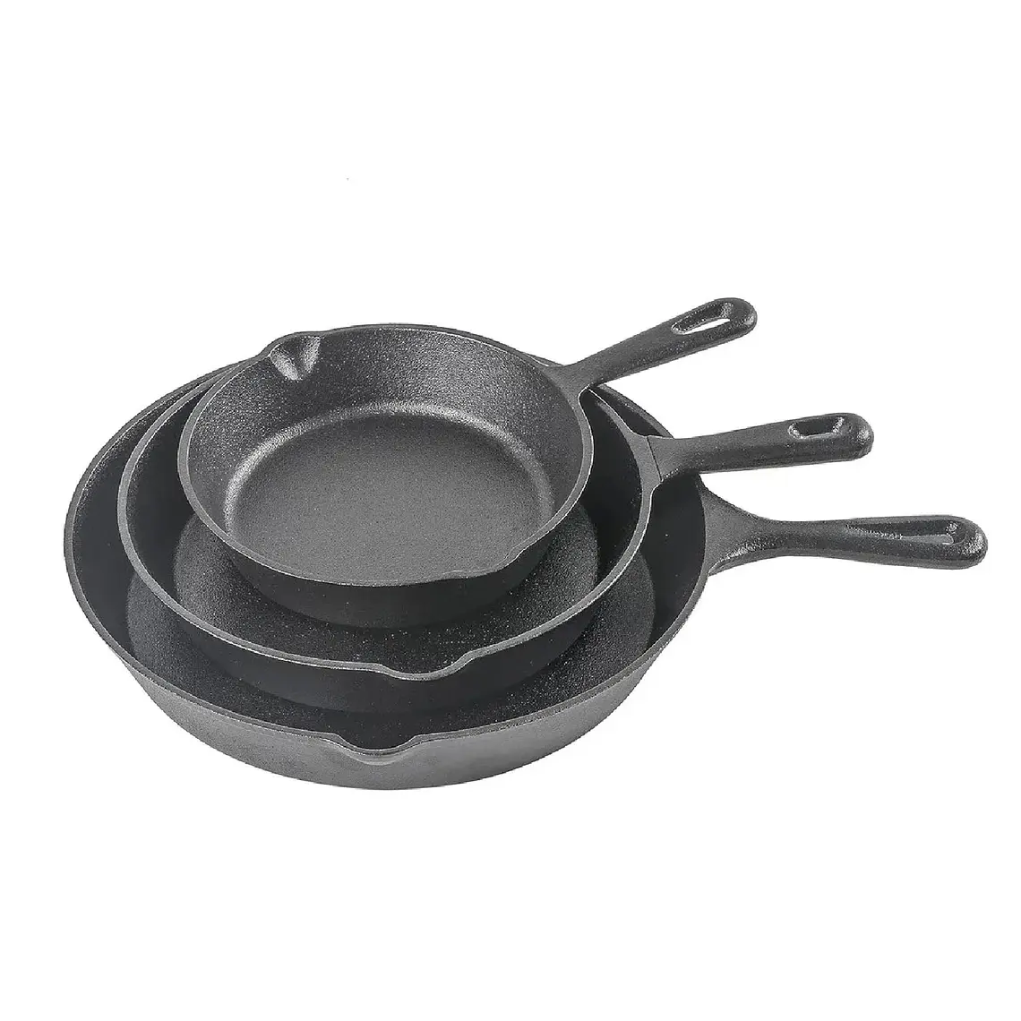 Set De 3 Sartenes De Hierro Fundido 16 20 Y 25cm Cocina 3