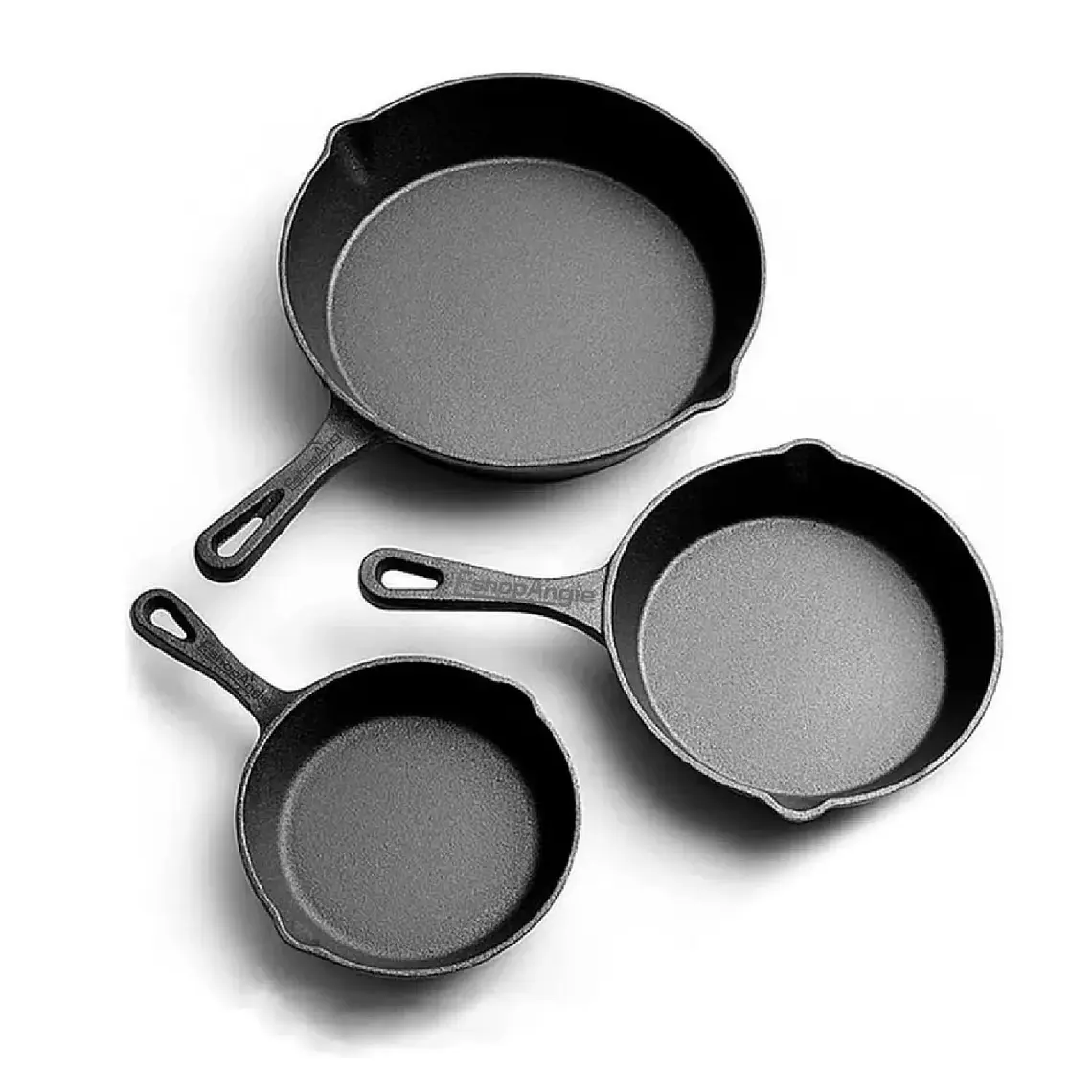 Set De 3 Sartenes De Hierro Fundido 16 20 Y 25cm Cocina 1