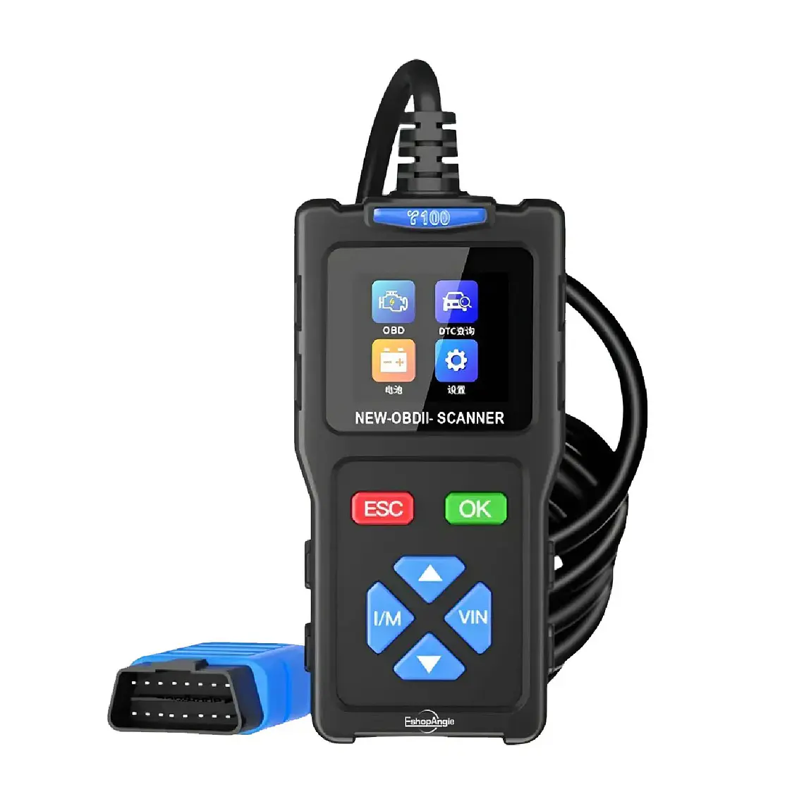 Escaner Automotriz Obd2 T100 Lector De Codigos Multimarca 1