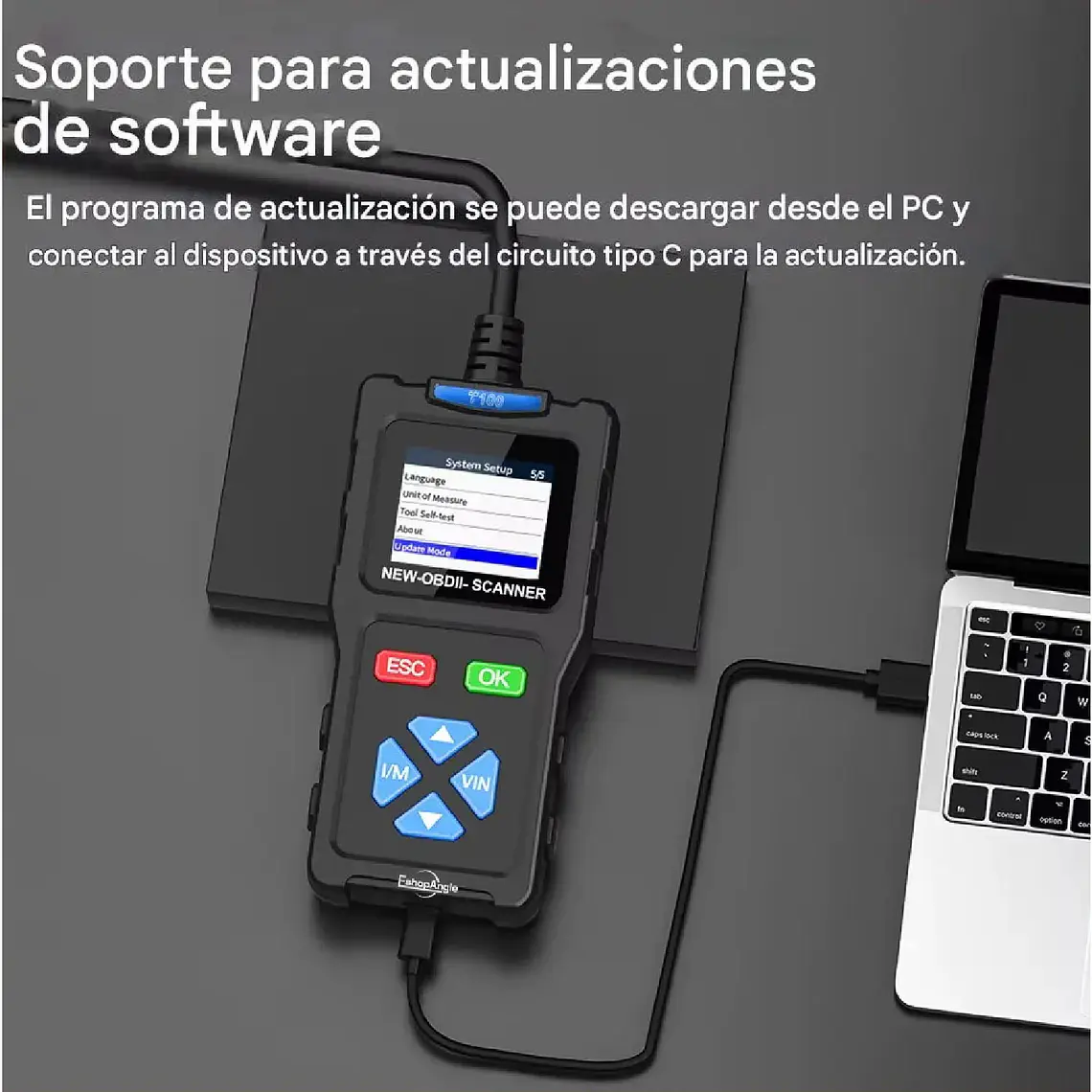 Escaner Automotriz Obd2 T100 Lector De Codigos Multimarca 2