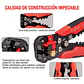 Kit 3en1 Alicate Crimpeadora Pelacables Y 1200 Terminales - Miniatura 2