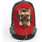 Mochila Transportadora Mascota Perros Gatos Malla Respirable - Miniatura 1
