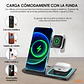 Cargador Inalámbrica 3 En 1 Base Carga Rápida - Miniatura 5