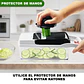 Picador De Verduras Multifuncional 26 Piezas Mandolina Ralla - Miniatura 3