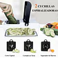 Picador De Verduras Multifuncional 26 Piezas Mandolina Ralla - Miniatura 4