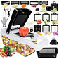 Picador De Verduras Multifuncional 26 Piezas Mandolina Ralla - Miniatura 1