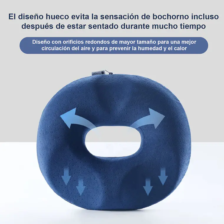Cojin Ortopedico Antiescaras Espuma Viscoelastica Asiento 2