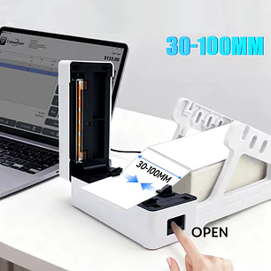 Impresora Portatil Térmica Etiqueta Bluetoot Usb +soporte