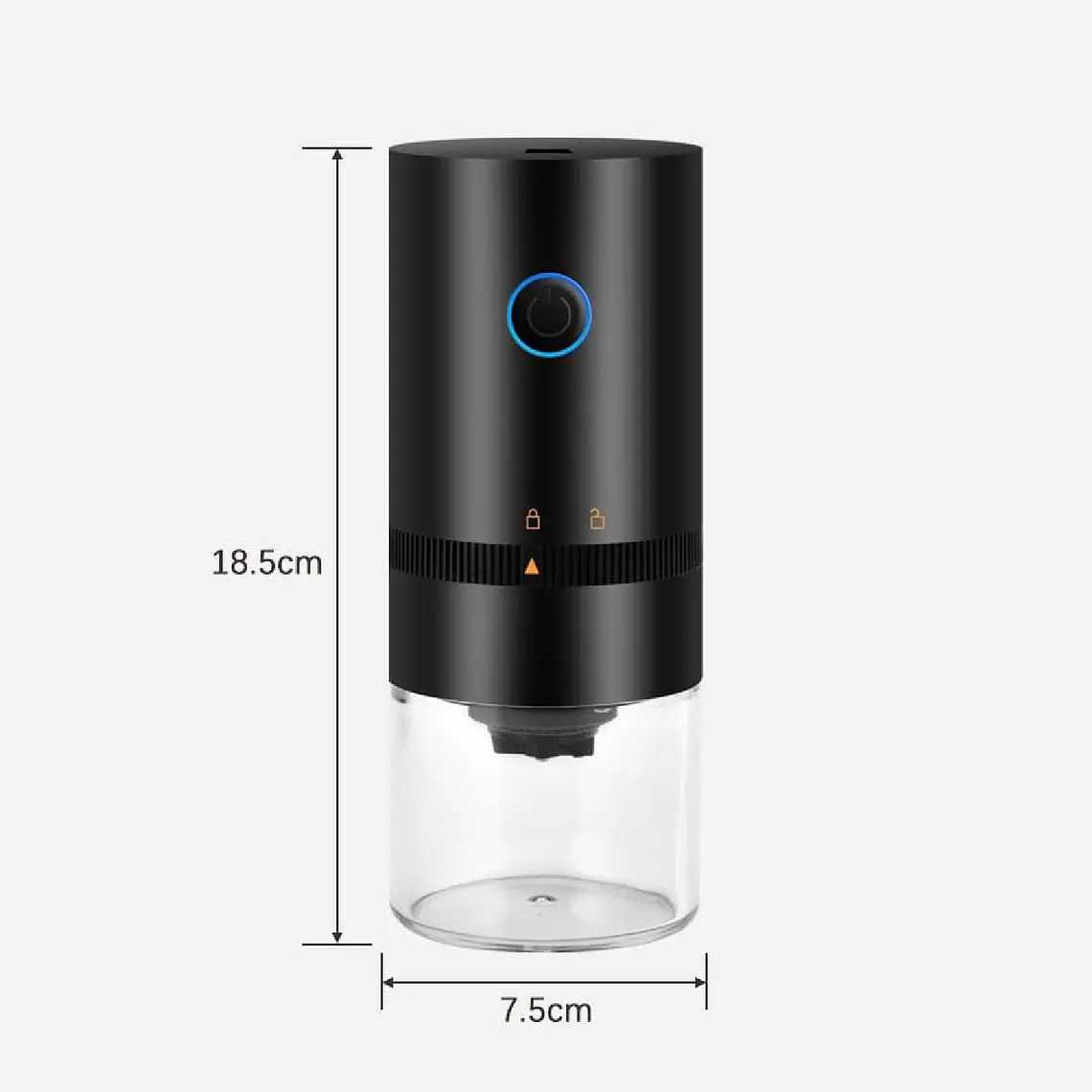 Moledor De Granos Molinillo Electrico Cafe Inalambrico Usb 7