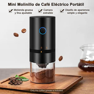 Moledor De Granos Molinillo Electrico Cafe Inalambrico Usb