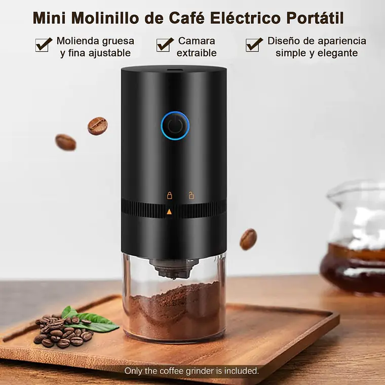 Moledor De Granos Molinillo Electrico Cafe Inalambrico Usb 2