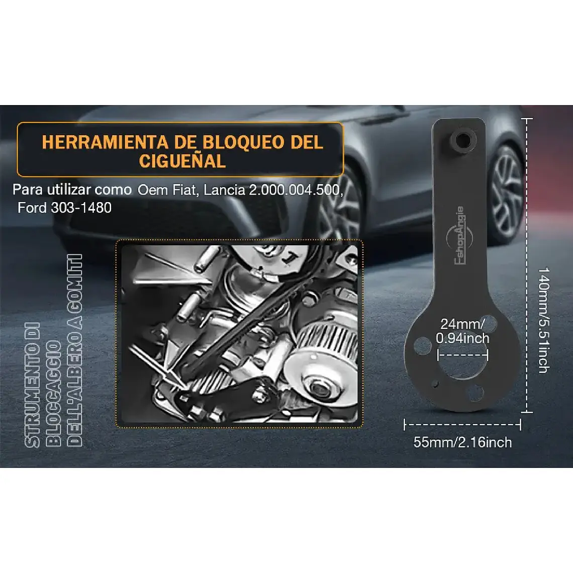 Trabador Puesta Punto Fiat 500 Punto Panda Motor 1.1 1.2 1.4 4