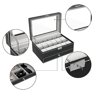 Caja Organizador 12 Unidades Relojes
