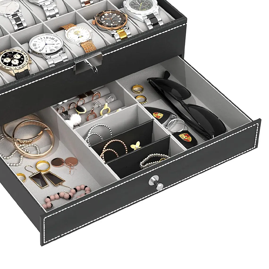 Caja Organizador 12 Unidades Relojes 3