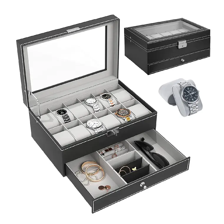 Caja Organizador 12 Unidades Relojes 1